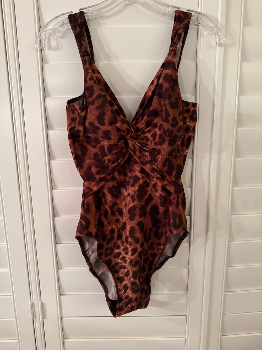 Miracle Suit Leopard Print One-Piece Swimsuit